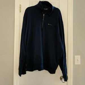 Polo Golf XXL navy blue NWOT quarter zip